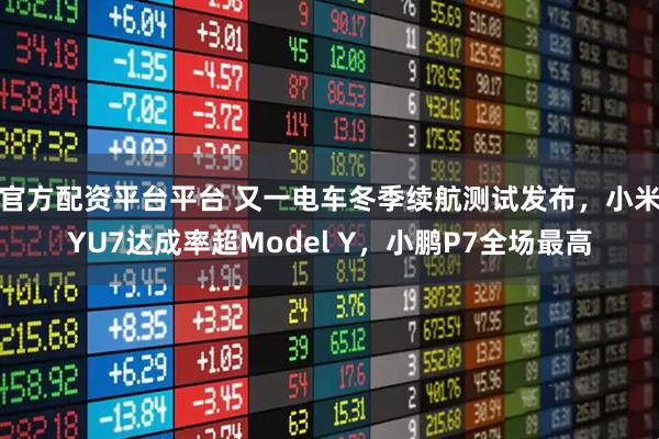 官方配资平台平台 又一电车冬季续航测试发布，小米YU7达成率超Model Y，小鹏P7全场最高